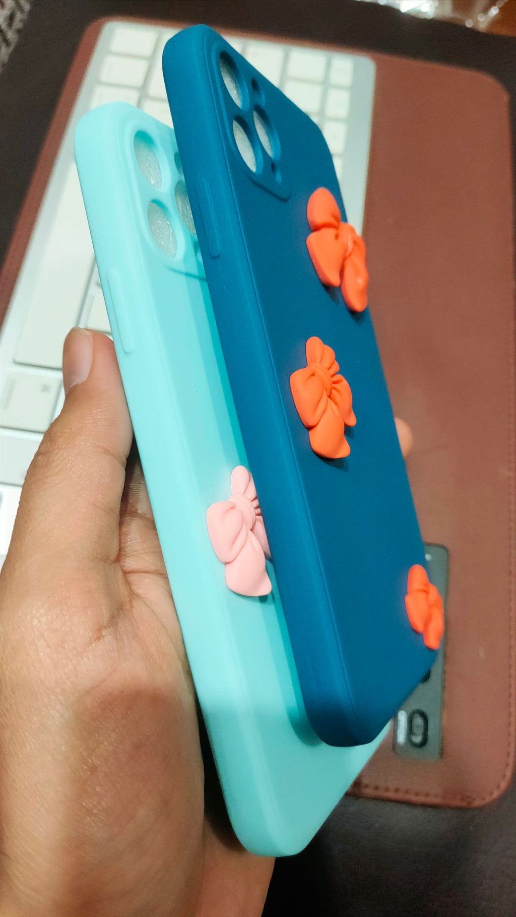 iPhone 11 Pro Max 6.5 Liquid Silicone Soft 3D Fancy Back Cover