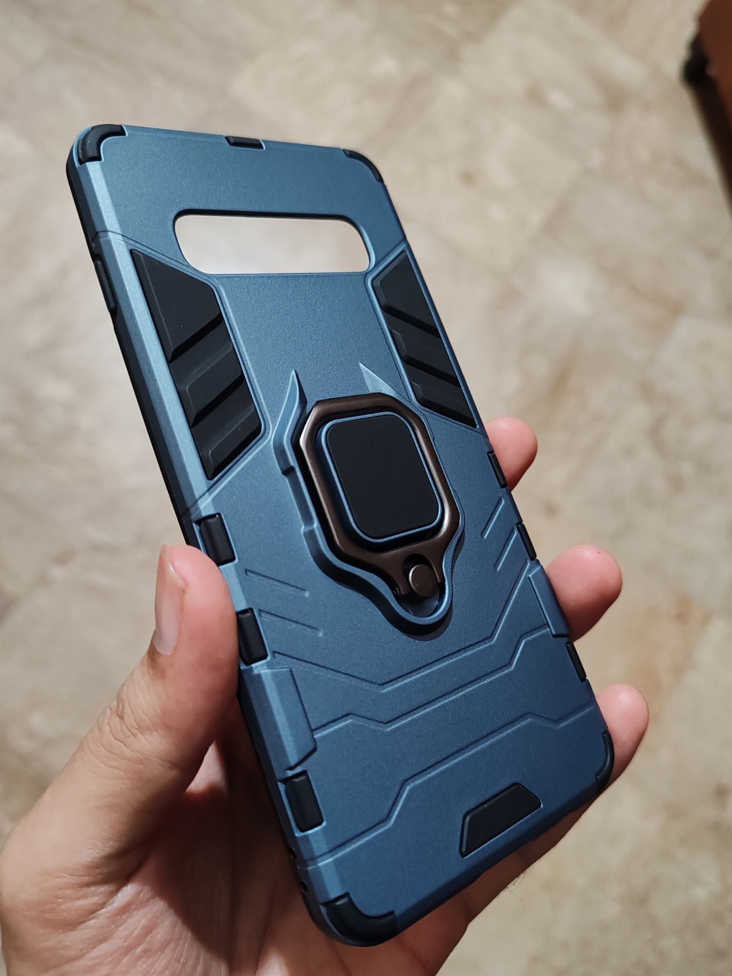 Samsung Galaxy S10 Cover Shockproof Drop Protection Hybrid Magnetic Ring Rugged Cover