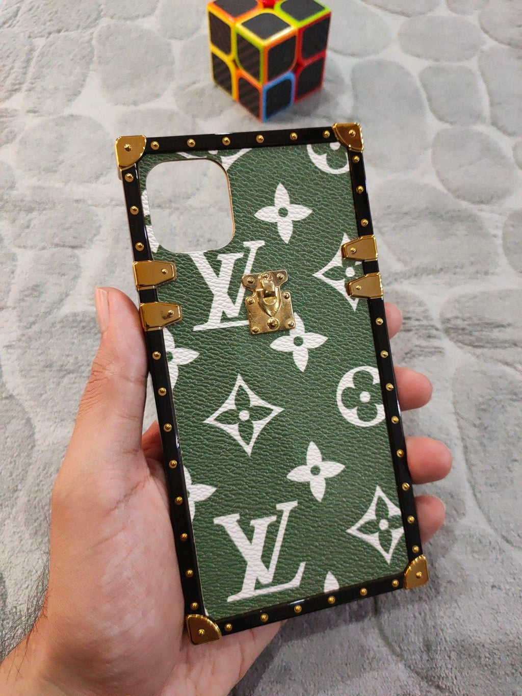 iPhone 11 Louis Vuitton Golden Fancy Back Cover