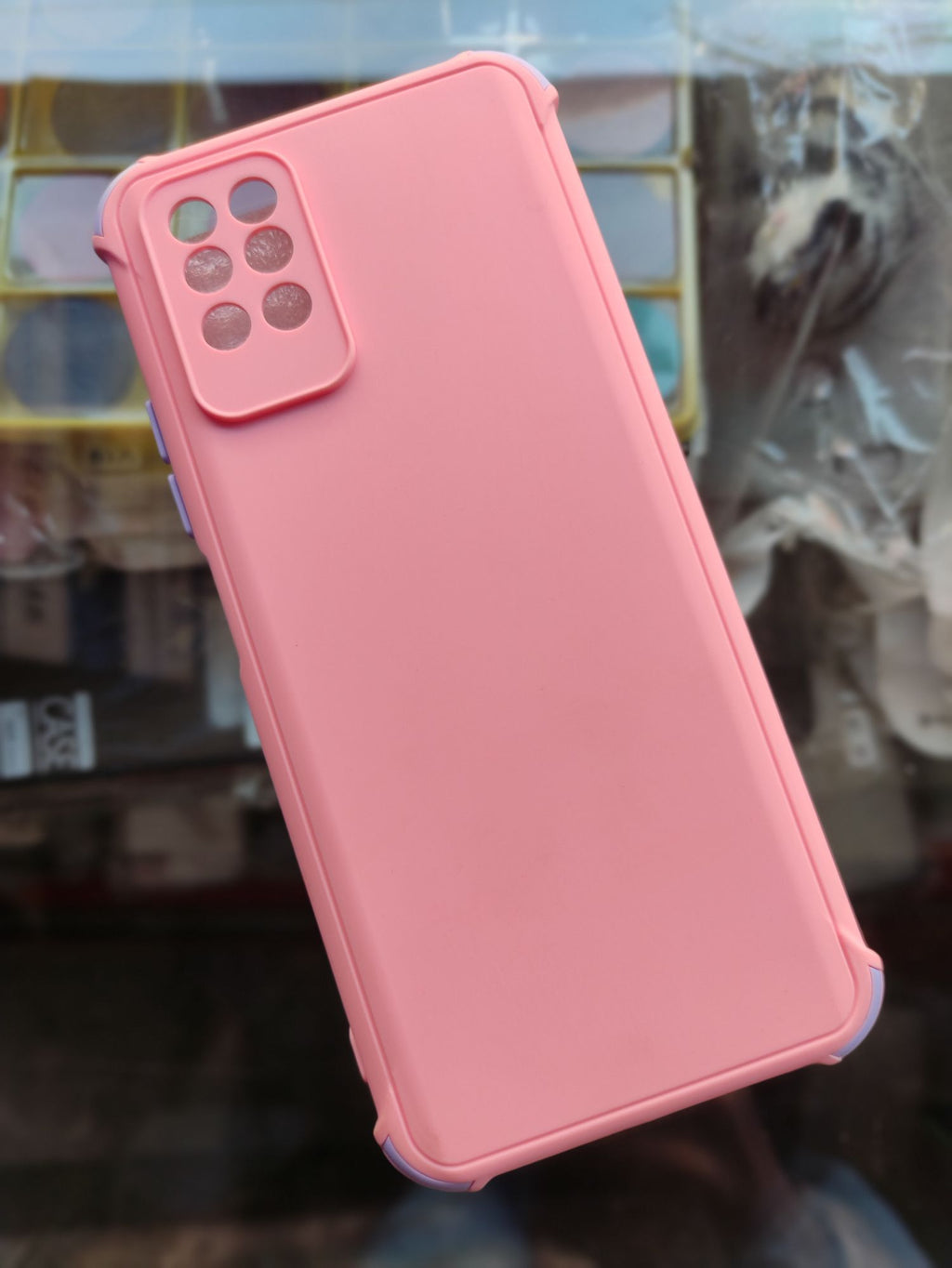 Infinix Note8 Soft Camera Protection Colour Corner back cover
