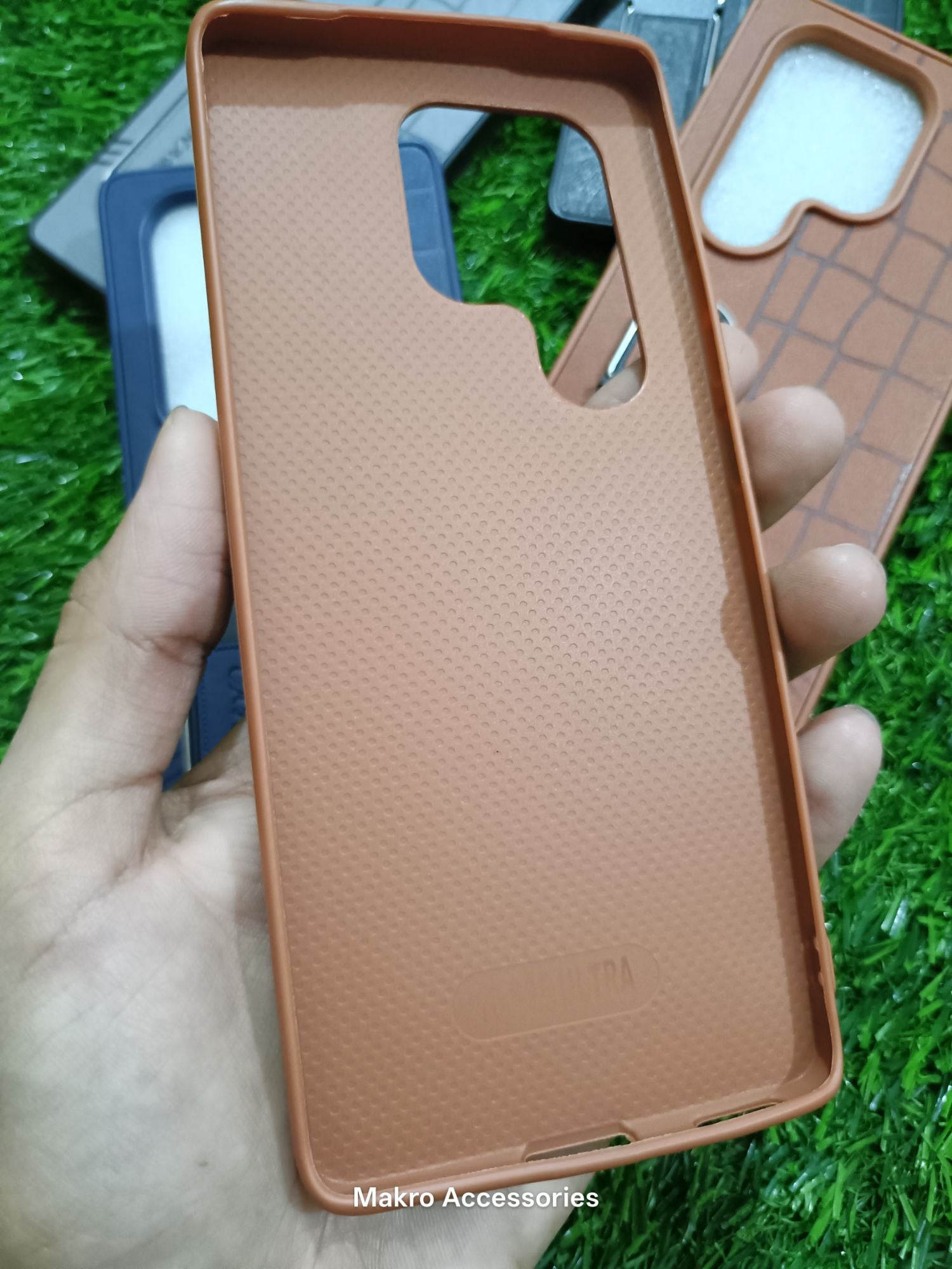 Itel S25 Ultra Soft Silicone Leather Design Dual Kickstand Back Cover