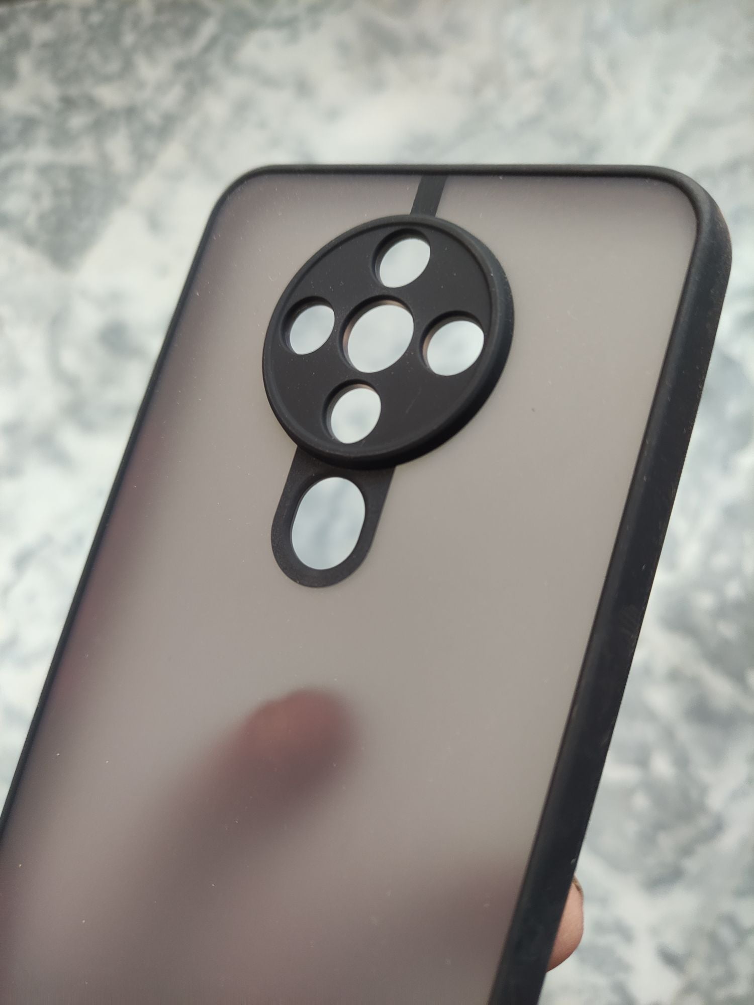 Tecno Spark6 Matt Camera Protection Colour buttons back cover