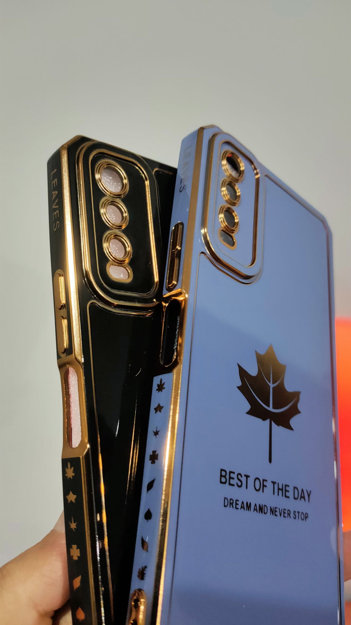 Vivo_Y20 Premium Quality Camera Protection Chrome Back Case Cover