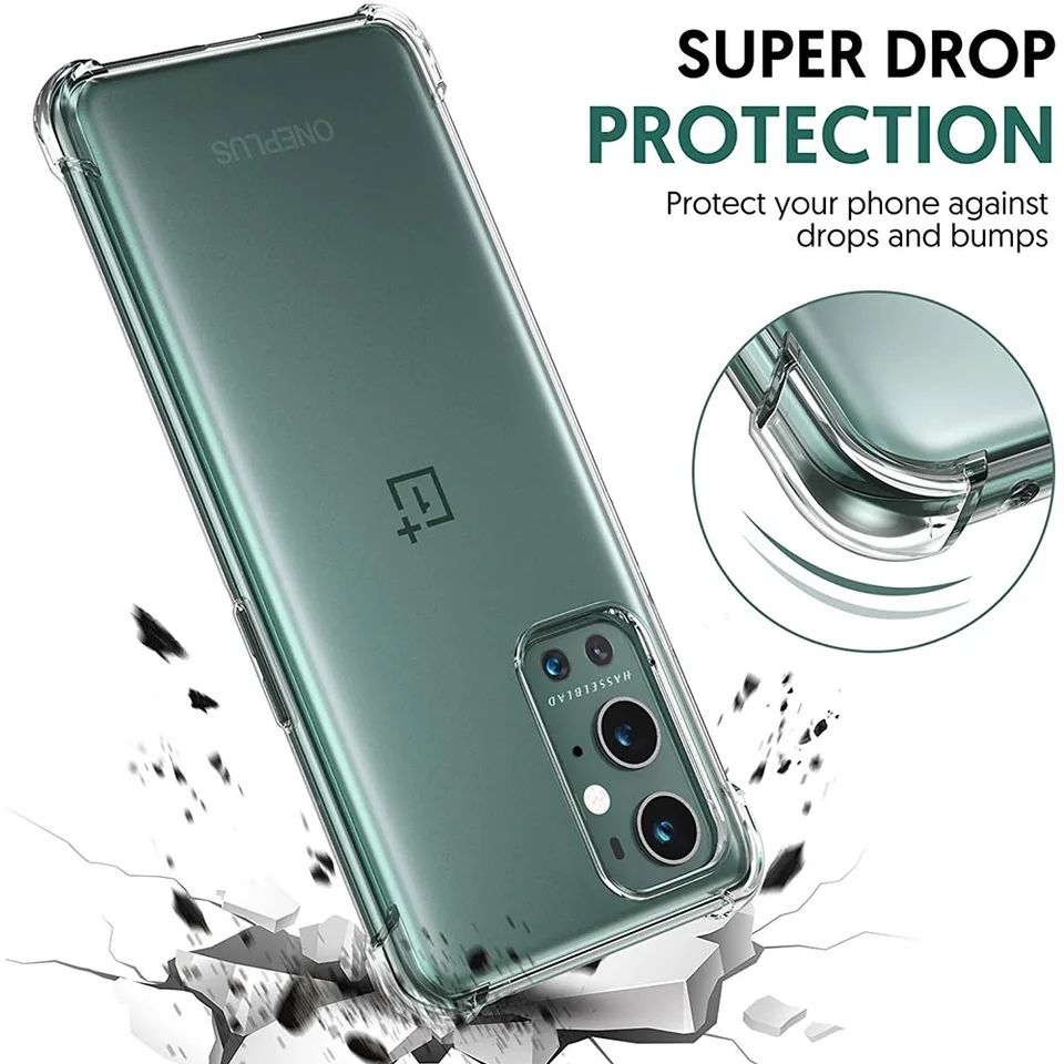 OnePlus 9 Soft TPU Clear Corner Protection Back Cover