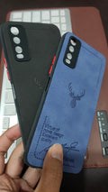 Vivo_Y20 Premium Quality Camera Protection Leather Fabric Back Cover