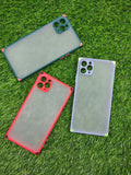 iPhone 11 Pro Max Matt Translucent Camera Protection Square Shape Back Cover