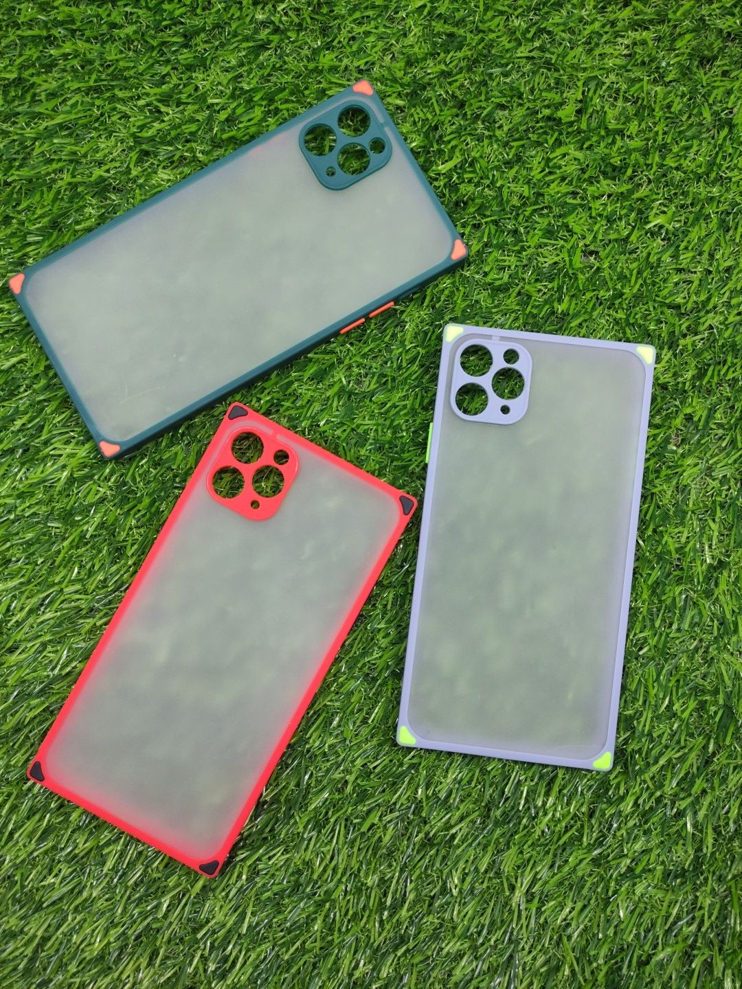 iPhone 11 Pro Max Matt Translucent Camera Protection Square Shape Back Cover