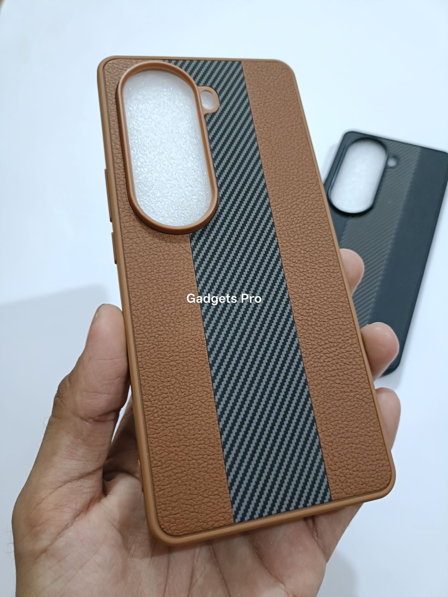 Vivo V40E PU Carbon Fiber Design Back Cover