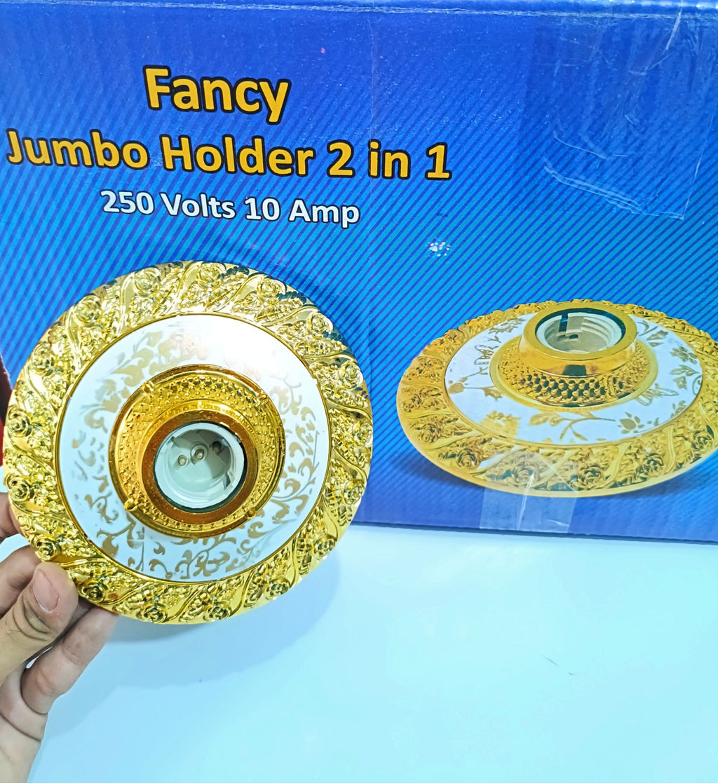 Fancy Bulb holder  2in1 E27/B22 PVC wall mounted