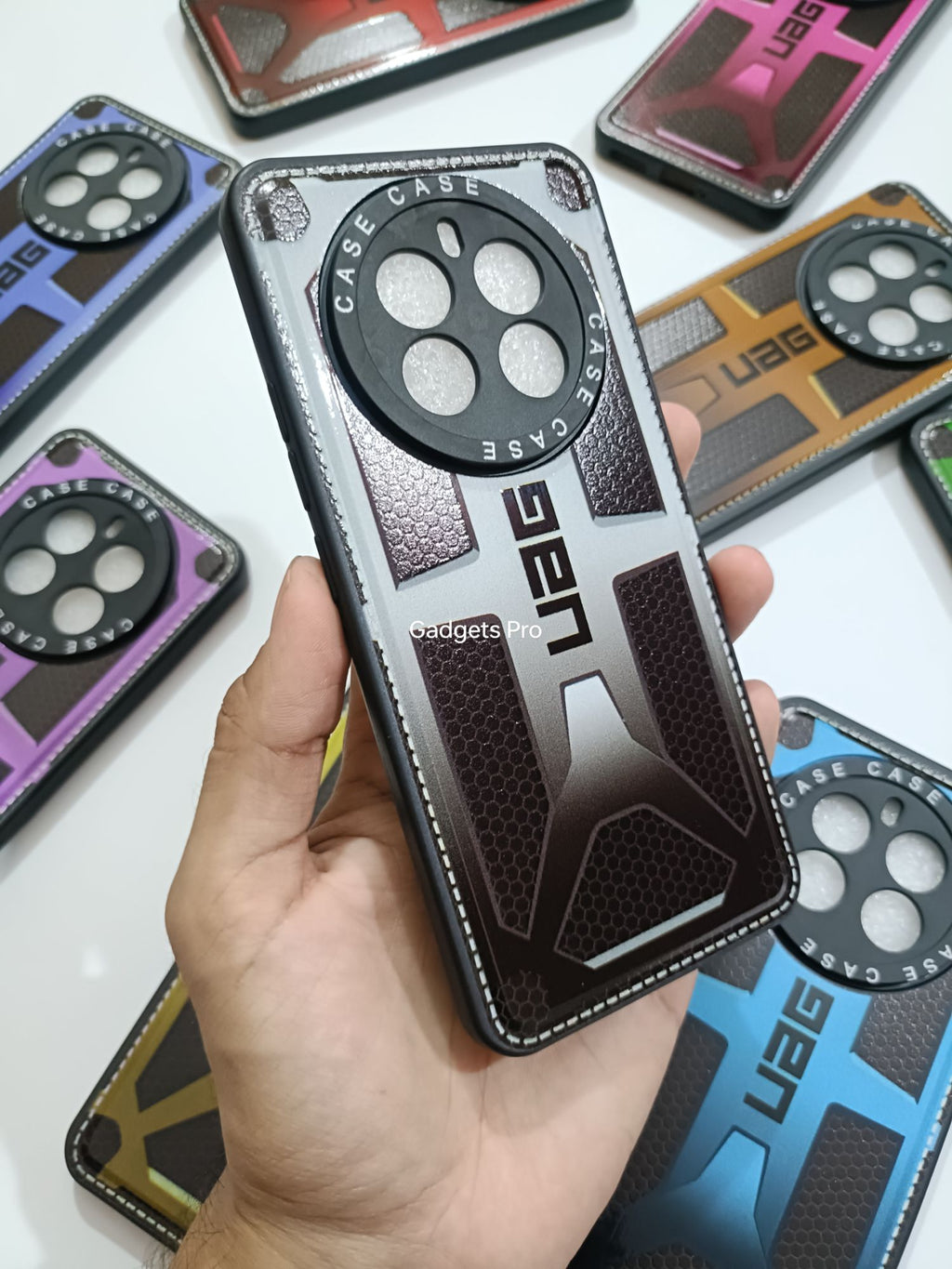 Realme 12 Plus Soft Silicone Camera Protection UAG Printed Back cover