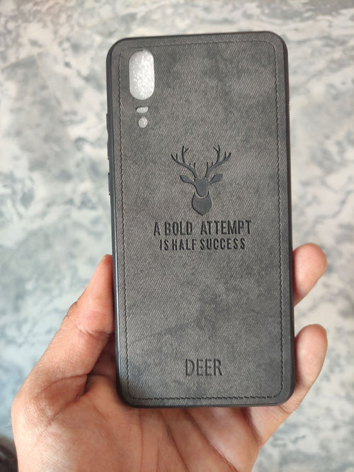 Huawei P20 Soft Deer Fabric Cloth back cover