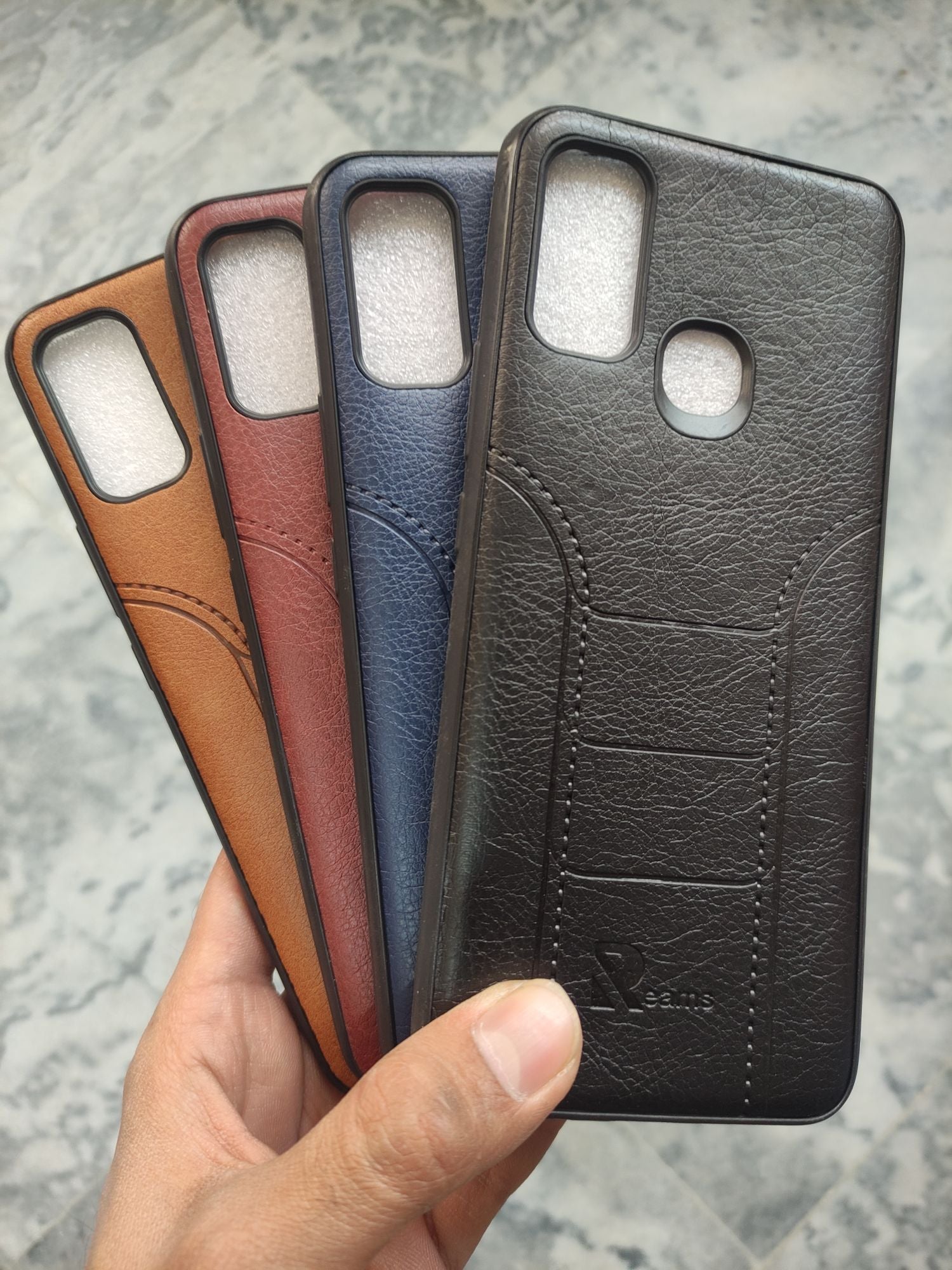 Infinix Hot9 Play Soft Silicone Leather back cover