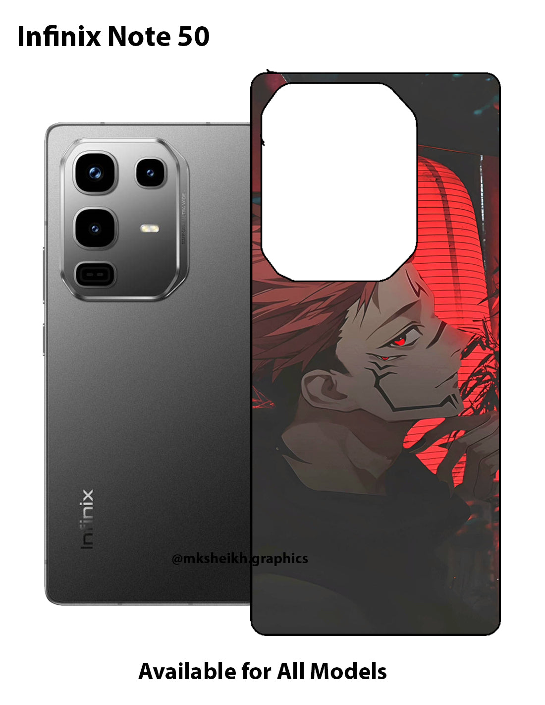 Infinix Note 50 Print Back Skin Wrap