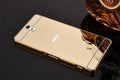 Sony Xperia C5 Aluminium Frame Gold Plated Mirror Back Cover