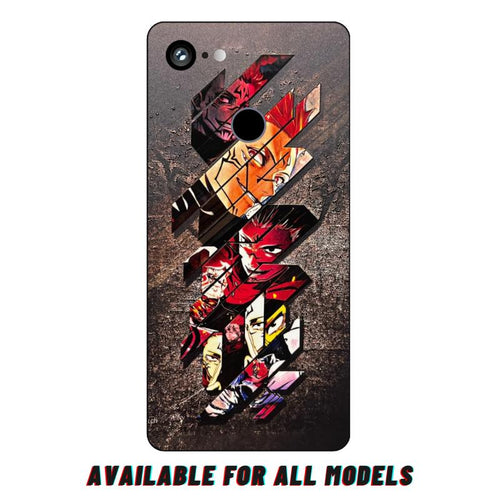 Google Pixel 3 XL Anime Character 3D Emboss Full Skin Wrap