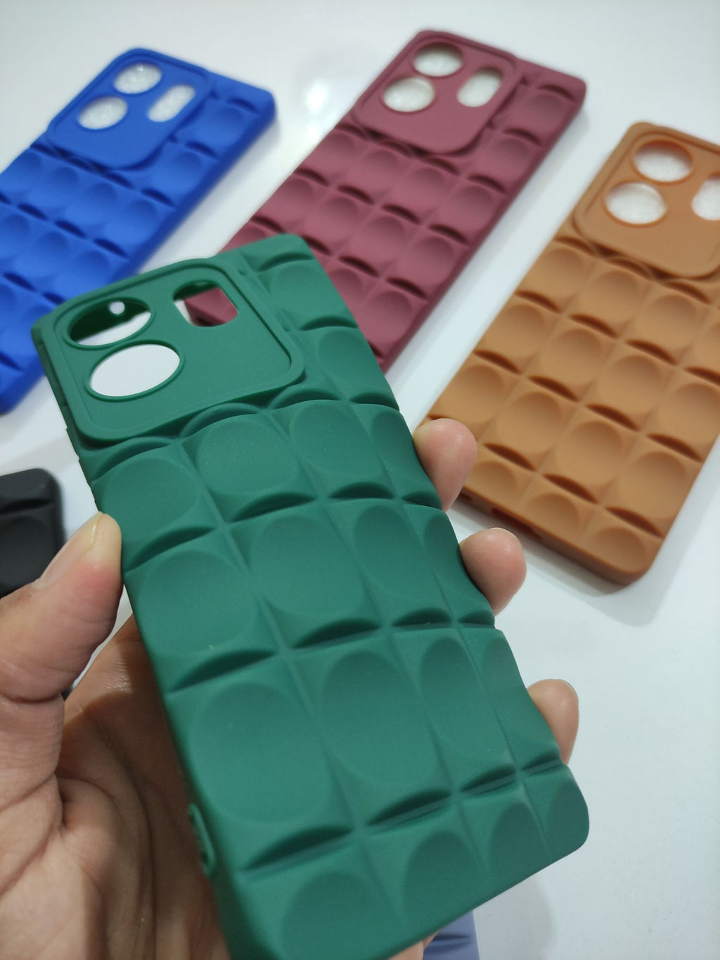 Infinix Zero 30 4G Soft Silicone Puffer Protection Back Cover