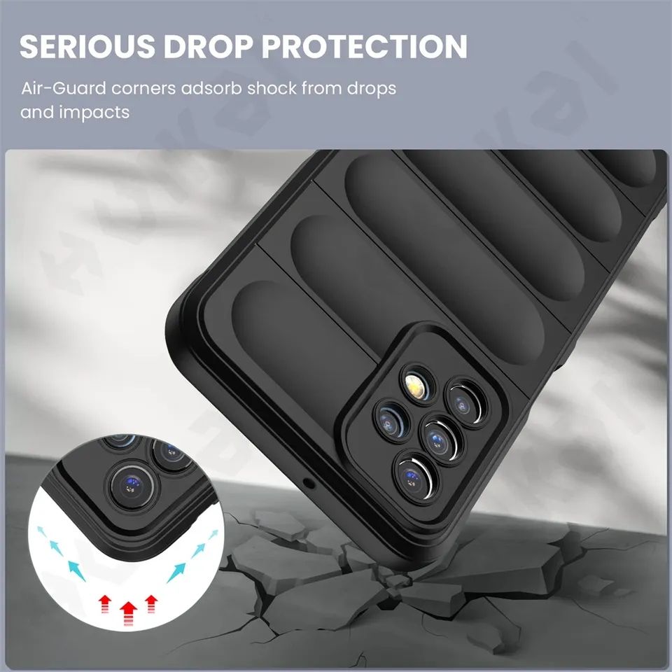 Samsung A73 5G Airbag Serious Drop Protection Anti Slip Rugged Back Case