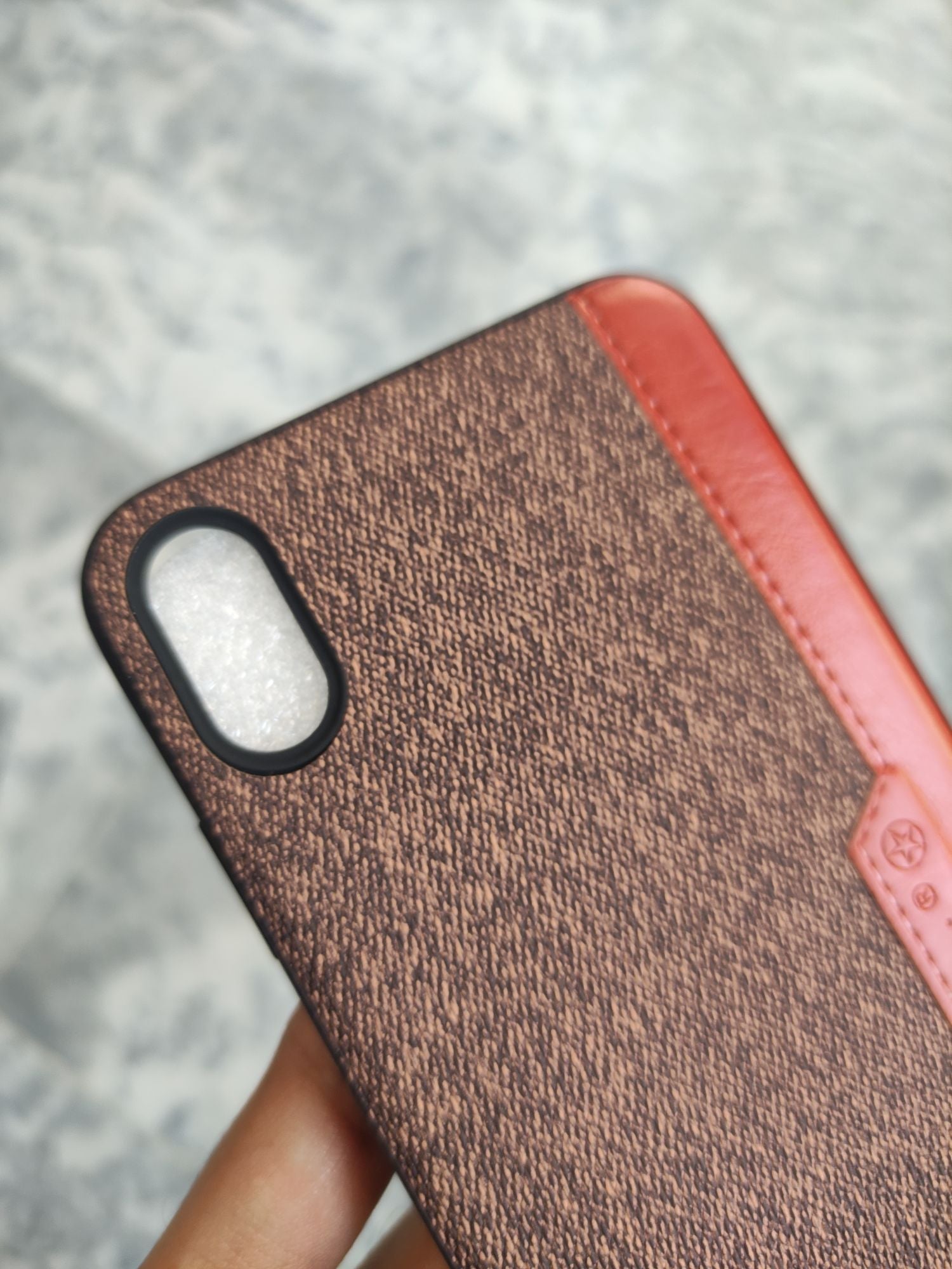 iPhone XS Max Soft Silicone leather Cloth back cover