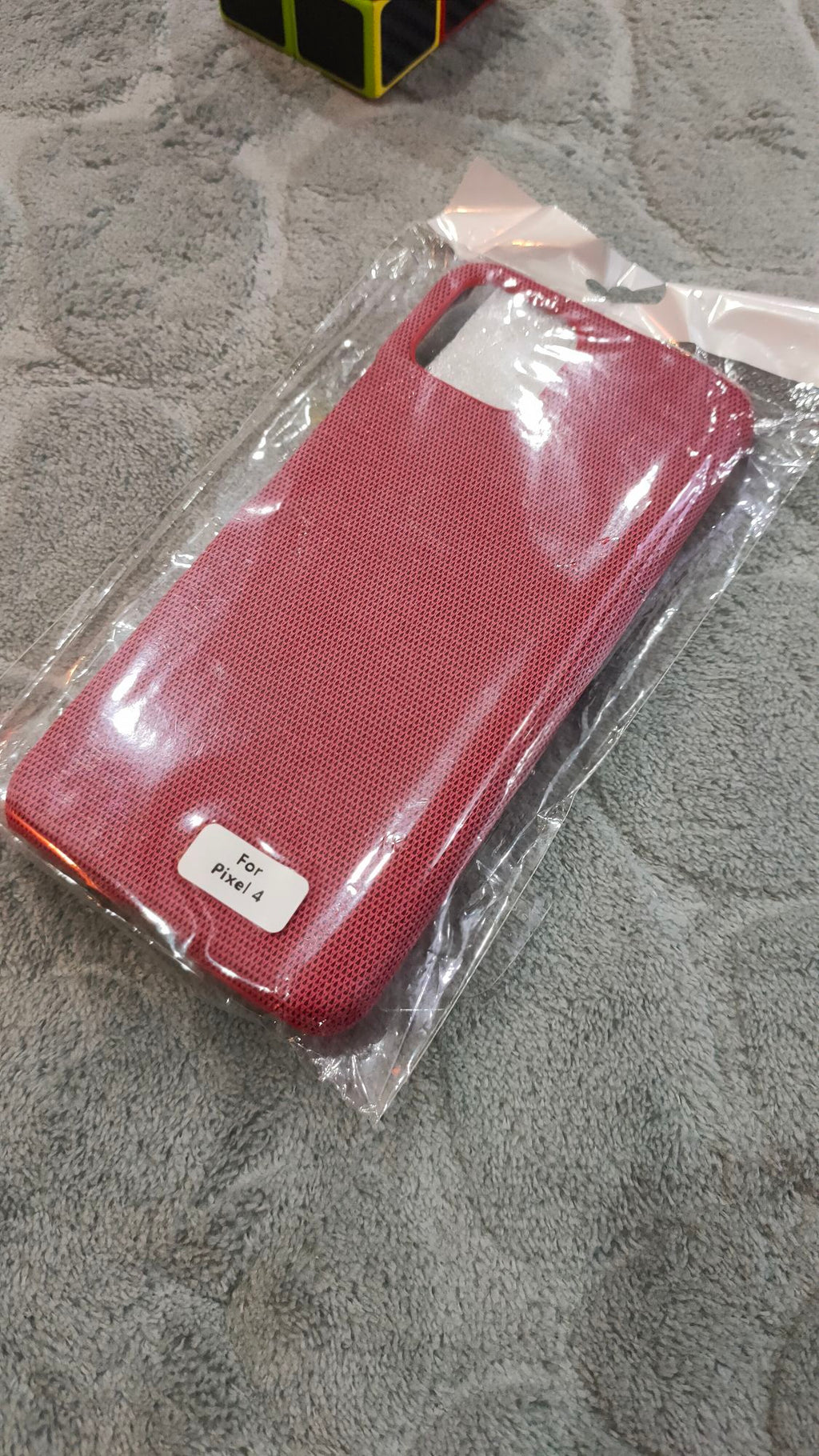 Google Pixel 4 Premium Quality PU Leather Fabric Back Case