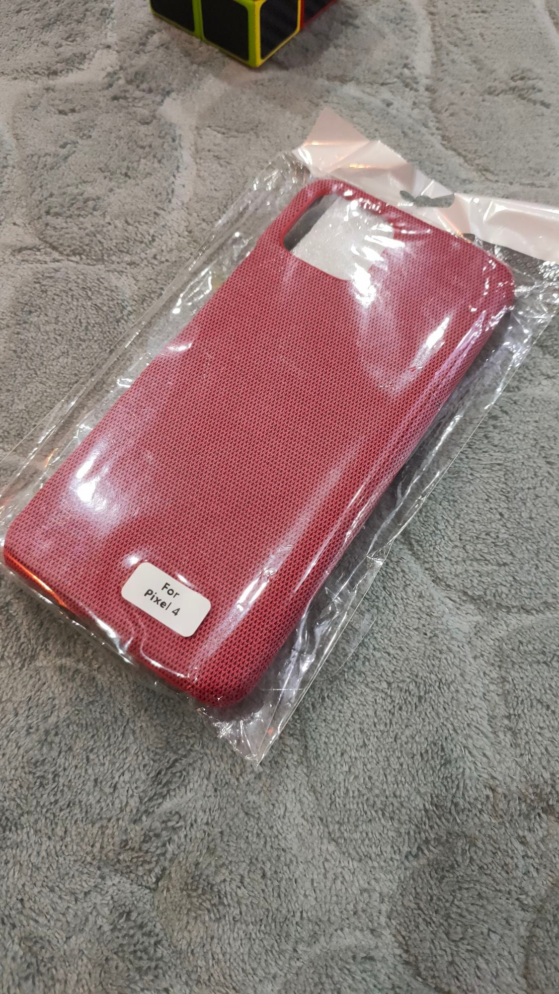 Google Pixel 4 Premium Quality PU Leather Fabric Back Case