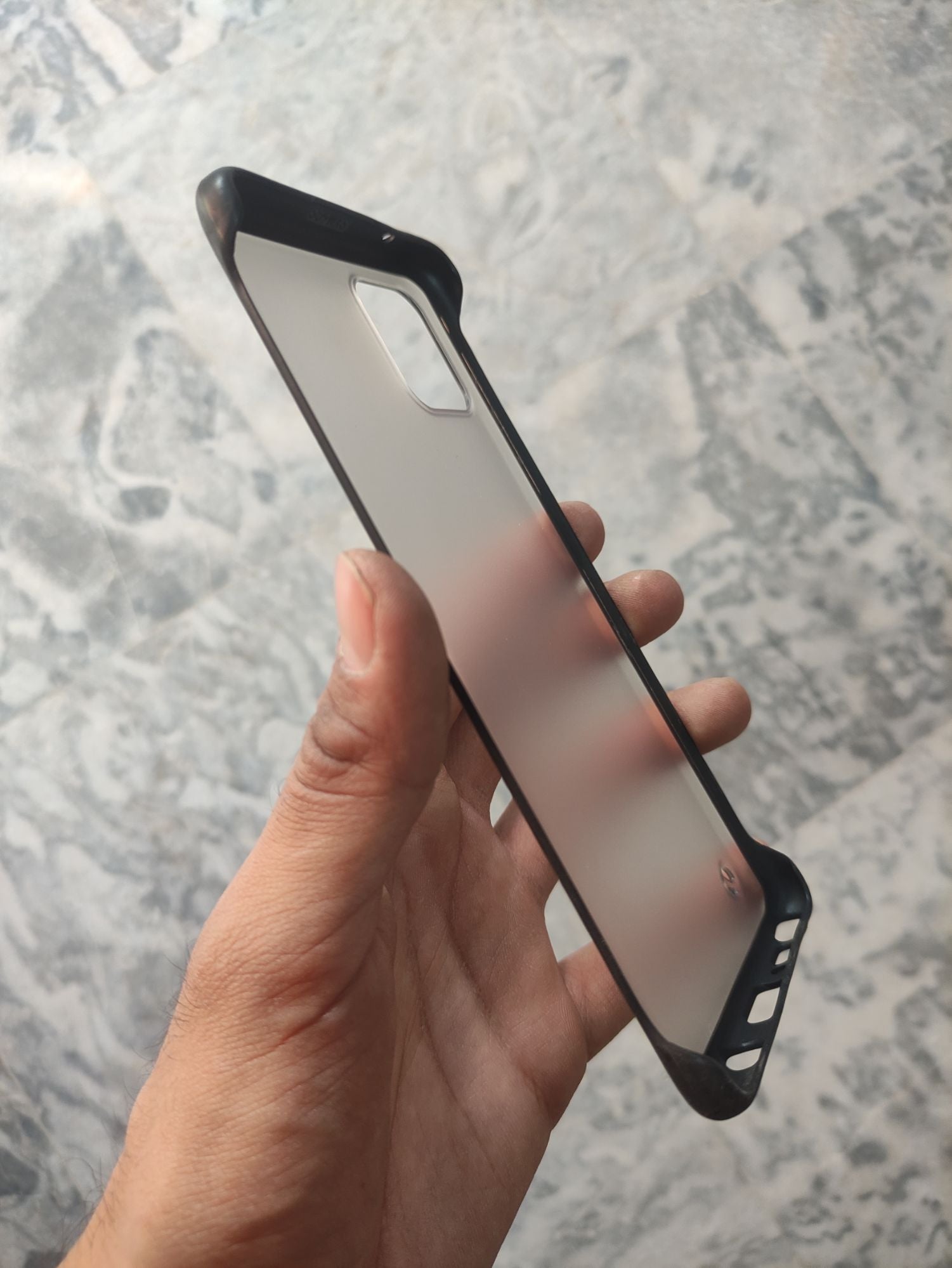 Samsung Galaxy Note 10 Lite Transparent Matt Frameless Back Cover