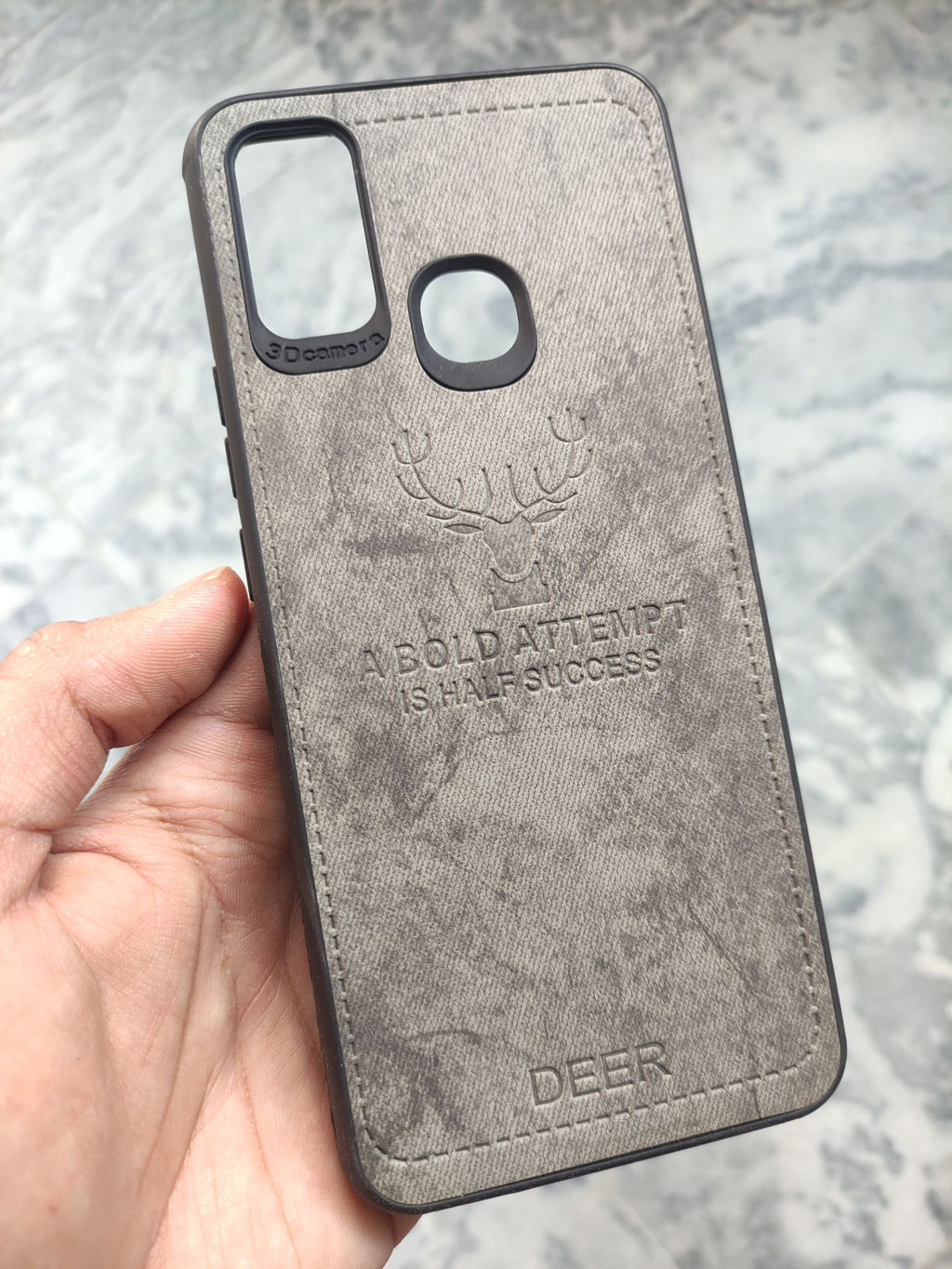 Infinix Hot9 Play Soft Deer Fabrics Cloth back cover