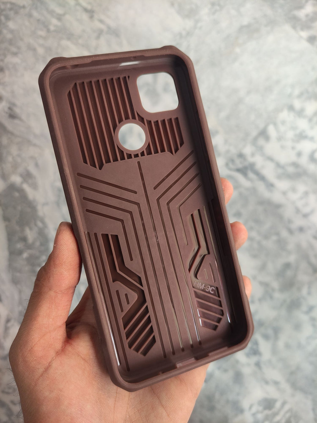 Xiaomi Redmi 9C Shockproof Dual layered Clipper back cover