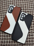 Oppo Reno 6 4G Soft Silicone Fabrics Stripe Design Back Cover