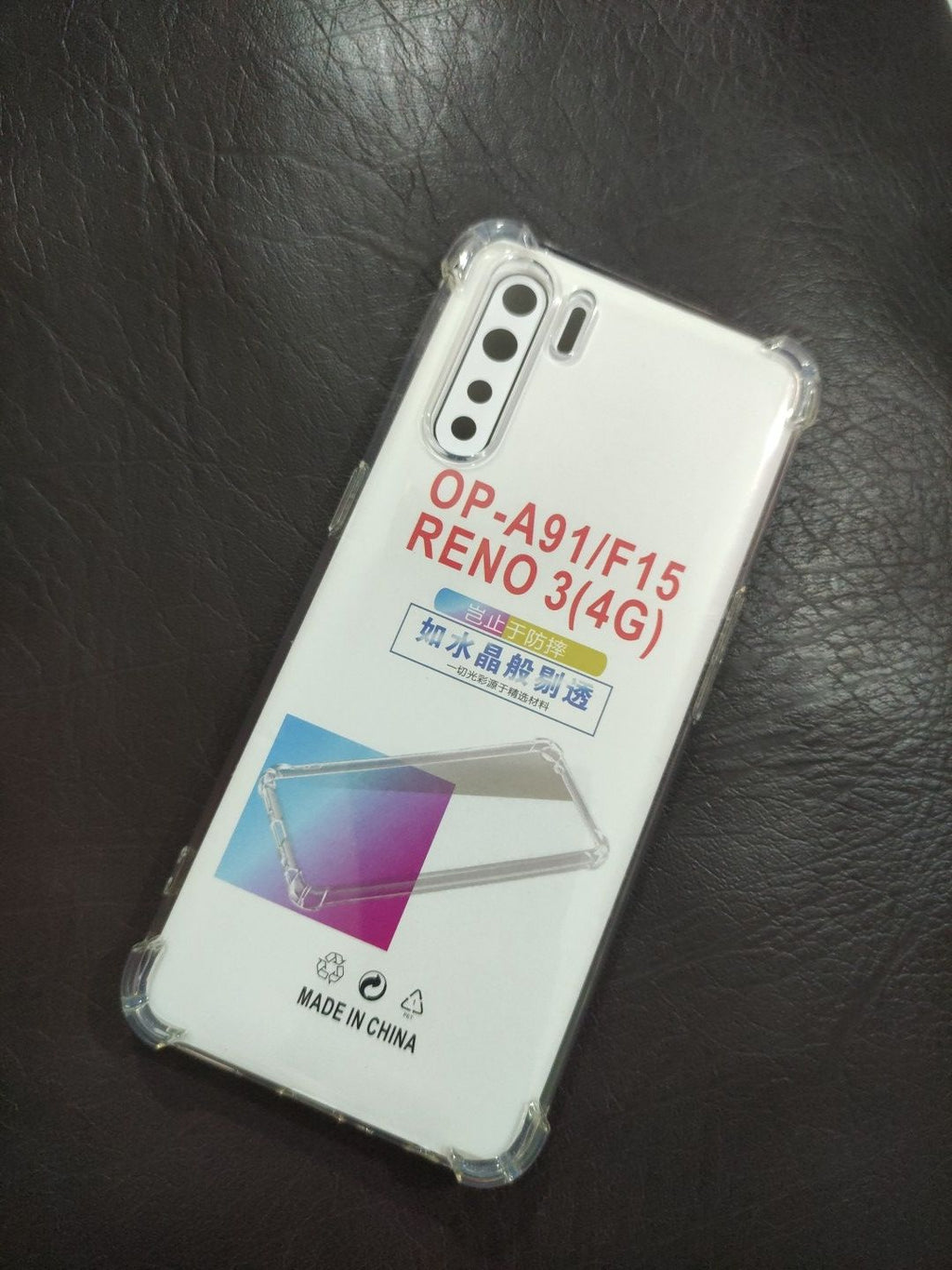 Oppo Reno 3 4G Soft TPU Clear Transparent Corner Protection Back Cover