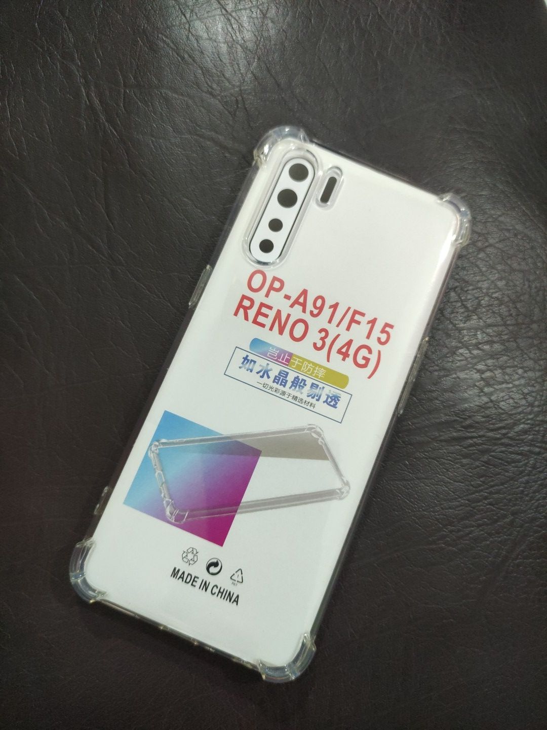 Oppo Reno 3 4G Soft TPU Clear Transparent Corner Protection Back Cover