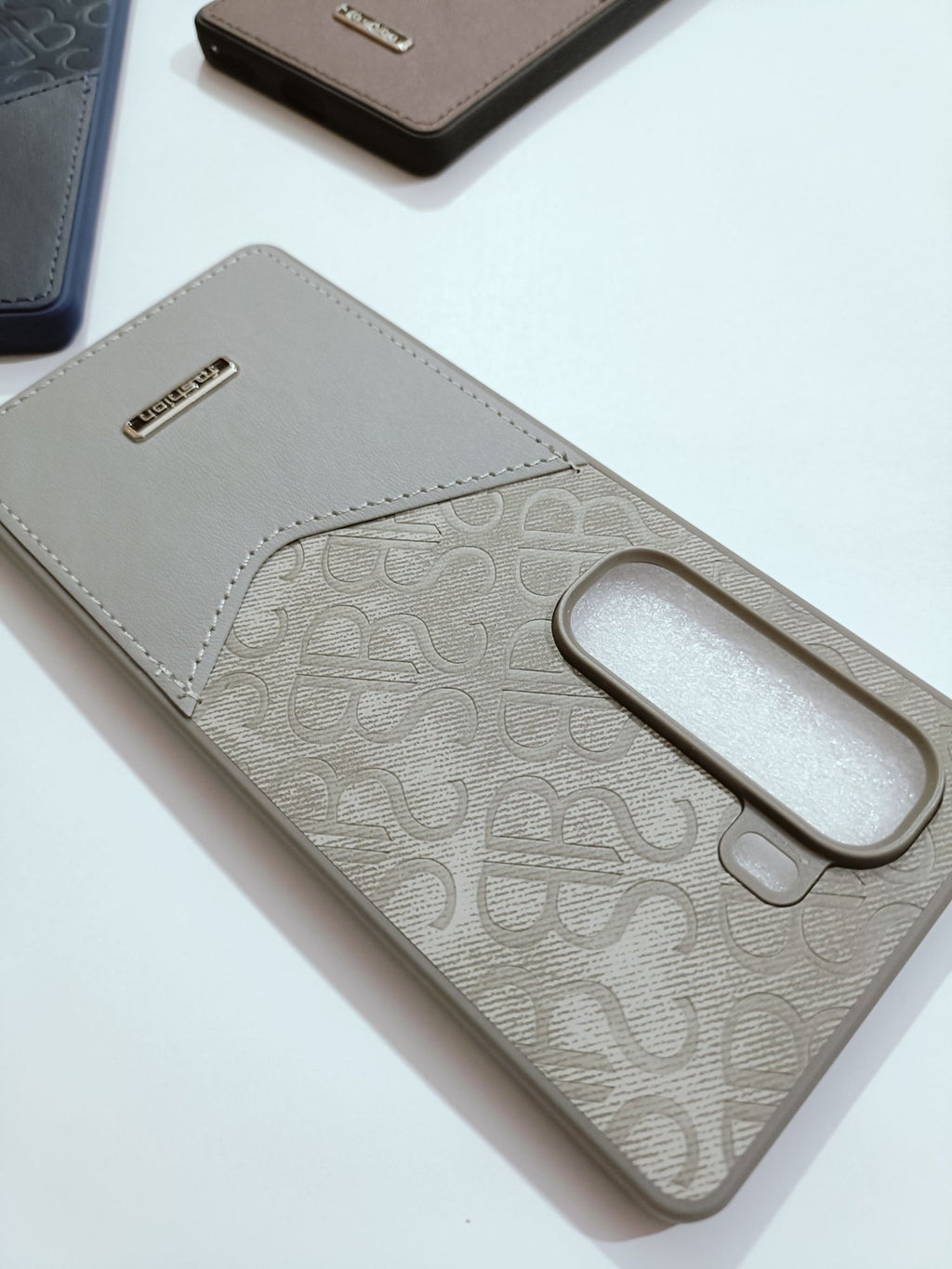 Infinix Hot 50 Pro Plus Soft Premium Quality Leather Design Cover with Back Pocket