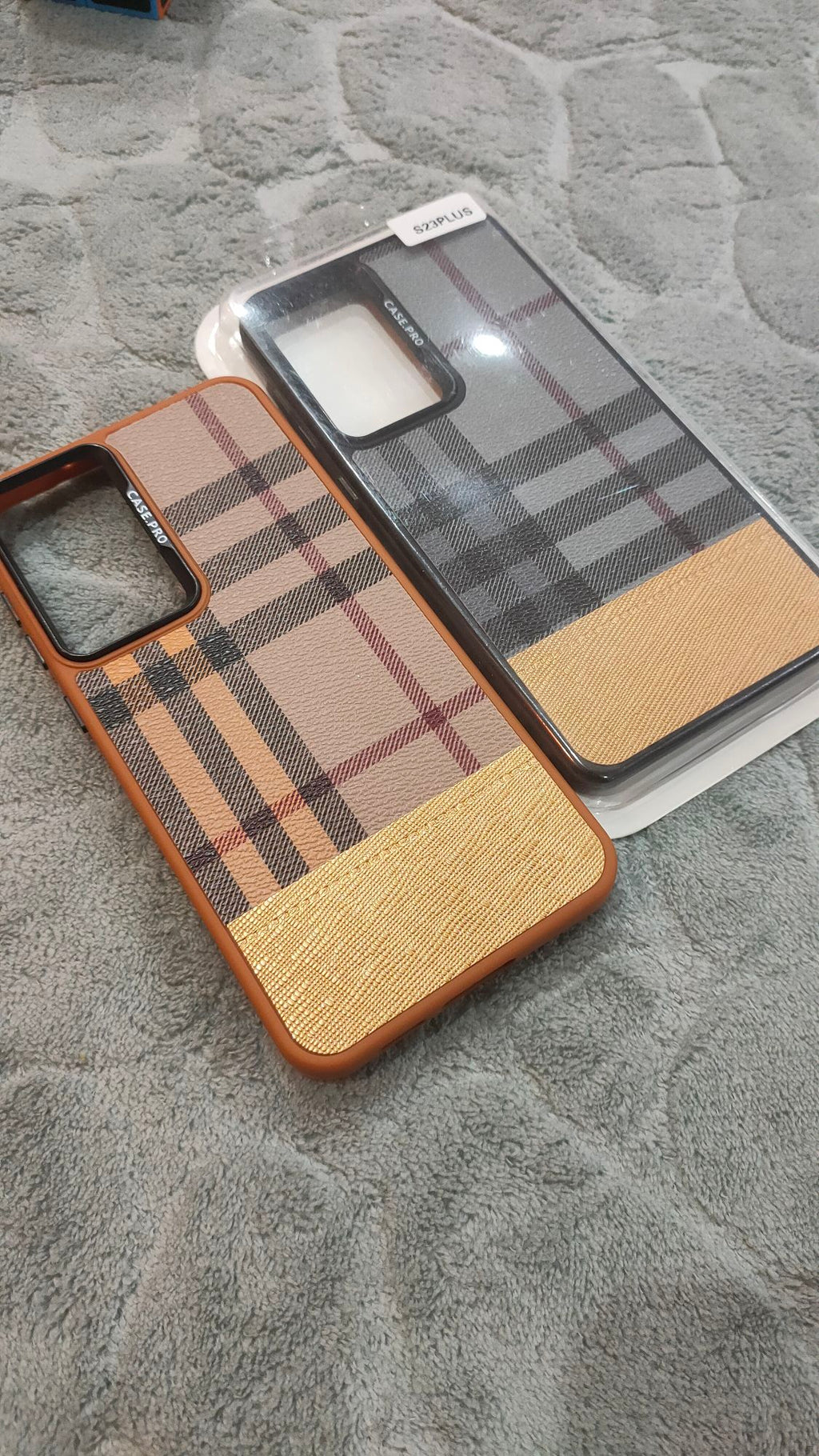 CASEPRO Samsung S23 Plus PU Dual Tone Leather Back Case
