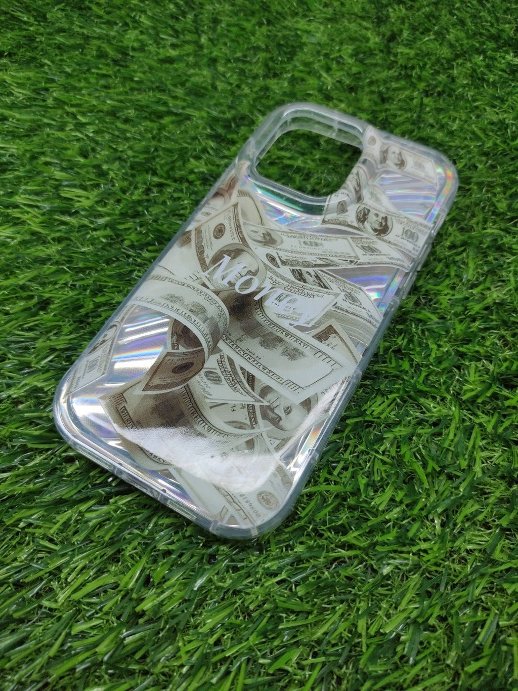 iPhone 14 Pro Max Soft Silicone Money Printed 3D Back Cover