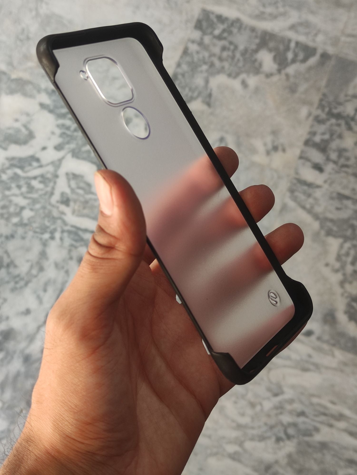 Xiaomi Redmi Note 9  Transparent Matt Frameless Back Cover