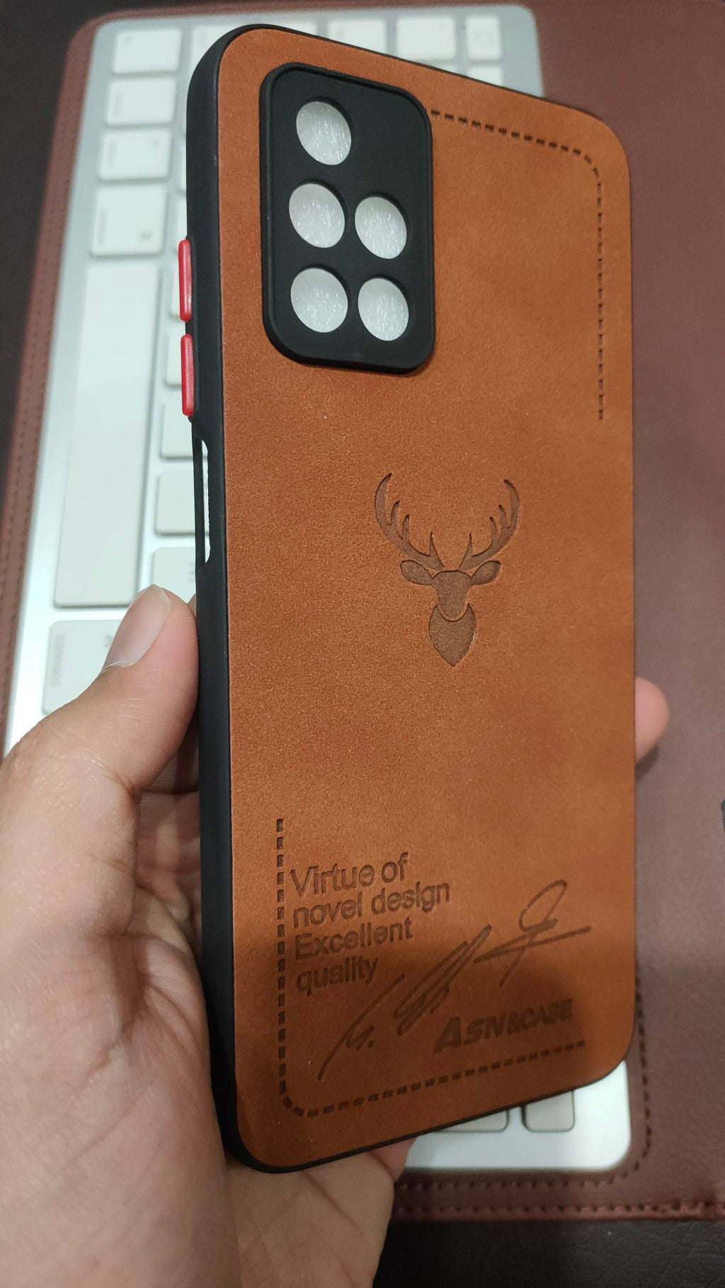 Redmi 10 Cover Premium Quality Camera Protection PU Leather Back Case