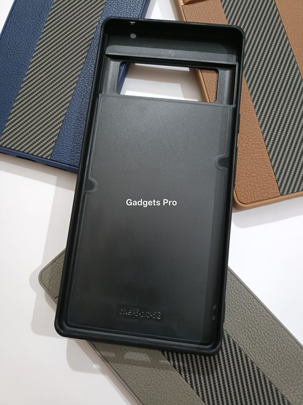 Google Pixel 6 Pro PU Carbon Fiber Design Back Cover