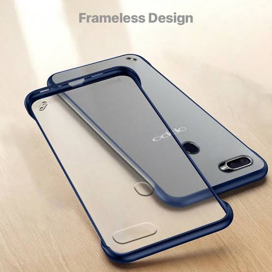 Oppo F9 PC Matt Transculent Frameless Back cover
