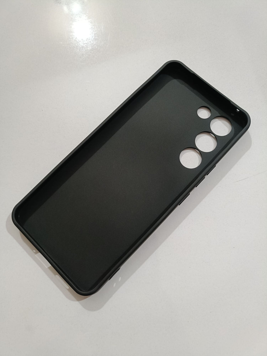 Vivo Y100 Soft Matt Black Eouro Back Cover