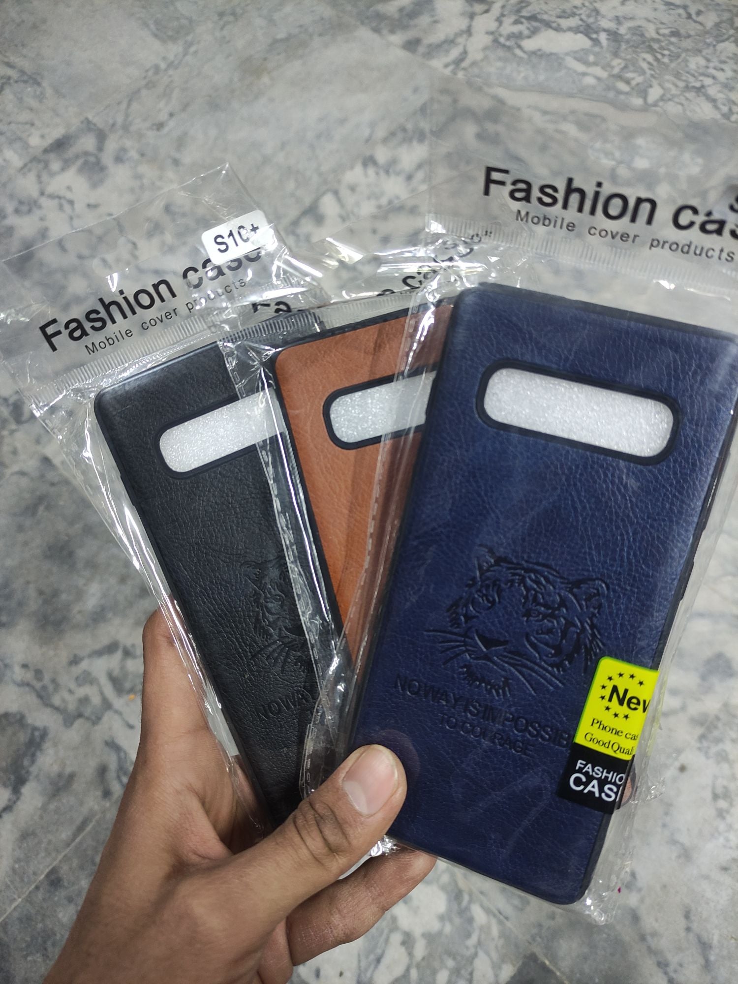 Samsung Galaxy S10 Plus Soft Tiger Print Back Cover