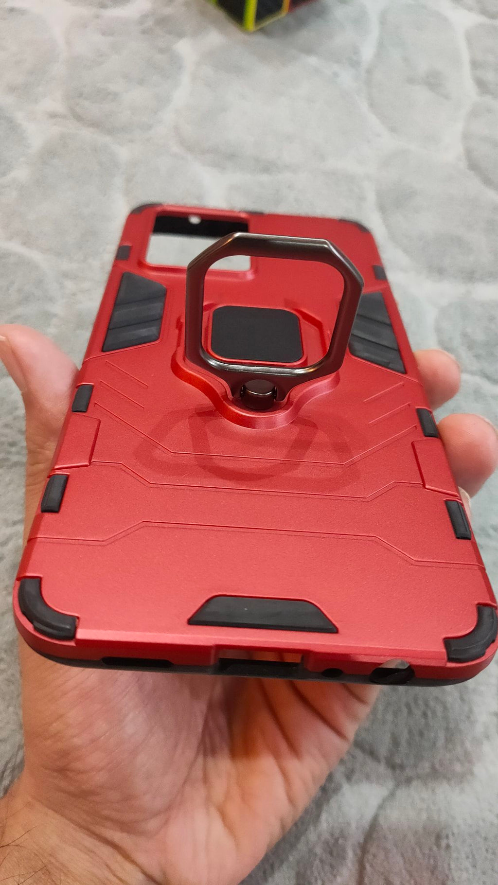 Oppo F21 Pro 4G/Reno 7 4G Shockproof Hybrid Magnetic Ring Holder Back Case