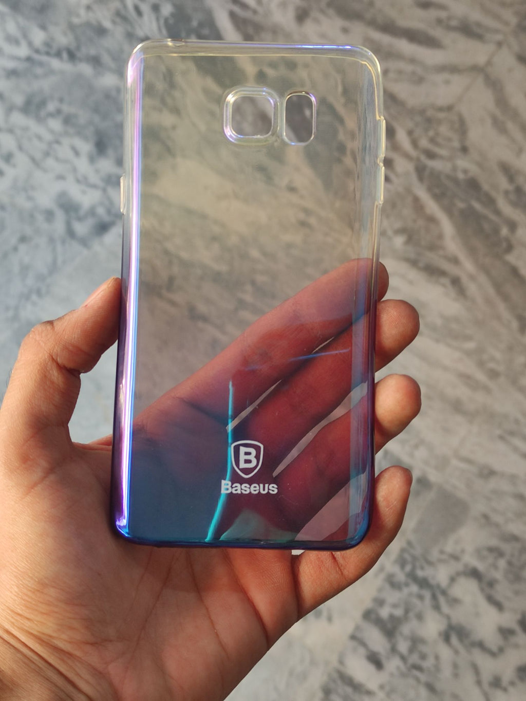 Samsung Galaxy Note 5 Soft TPU Transparent Gradient Colour Back Cover