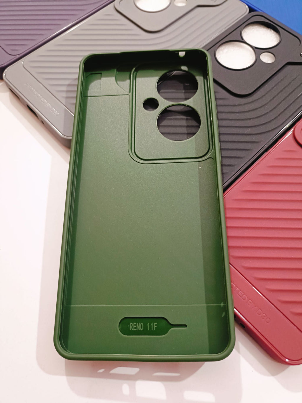 Oppo Reno 11F 5G Soft Silicone Camera Protection Back Cover