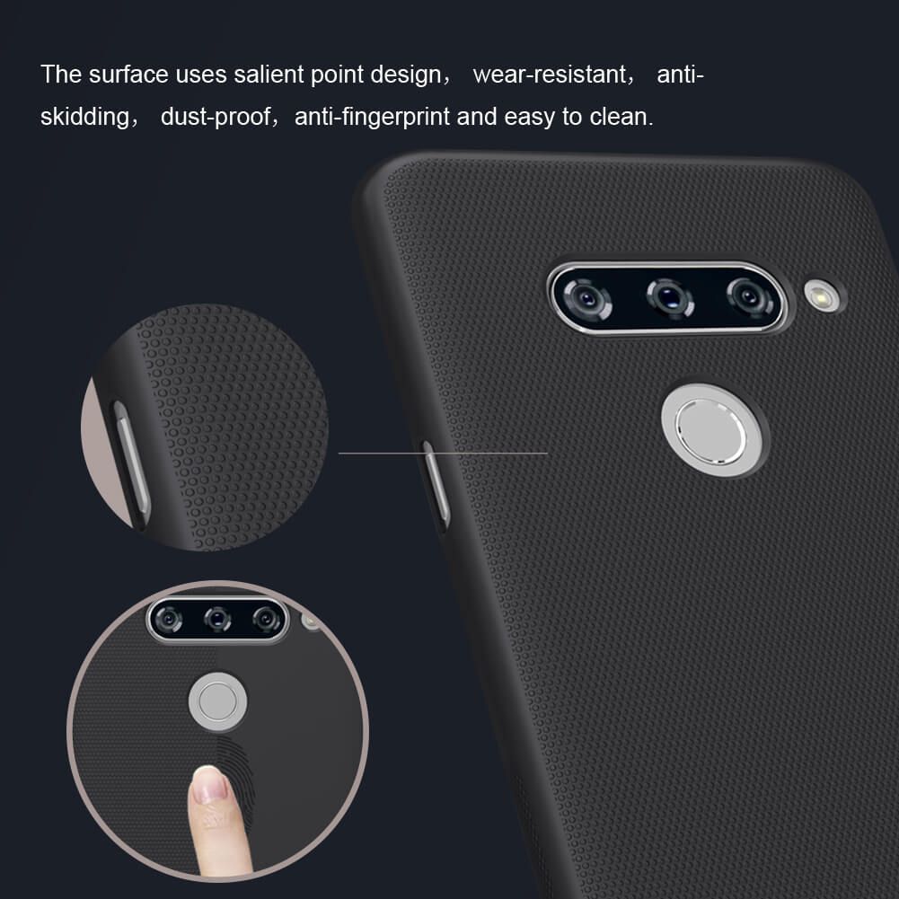 LG V40 ThinQ Nillkin Frosted Shield Official Back Case