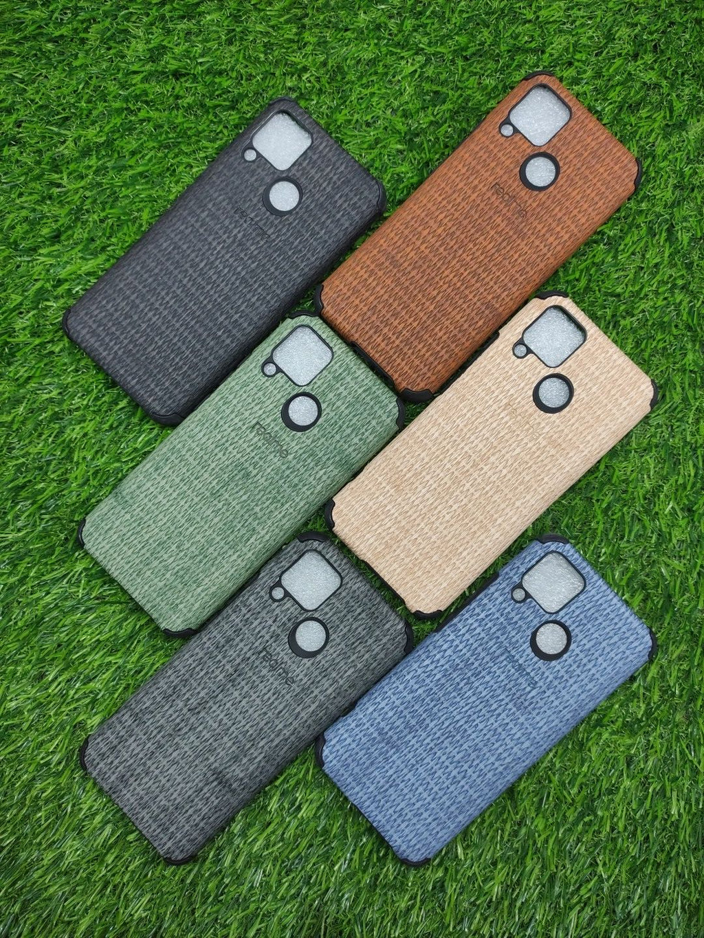Real_Me C12/C15 Soft Silicone Tecture Design back cover