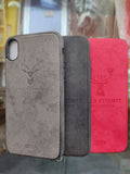 iPhone XR Soft Deer Fabric Cloth back cover
