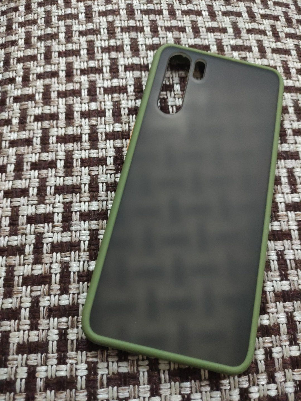 Reno 3 Matt Translucent Colour Buttons Back cover