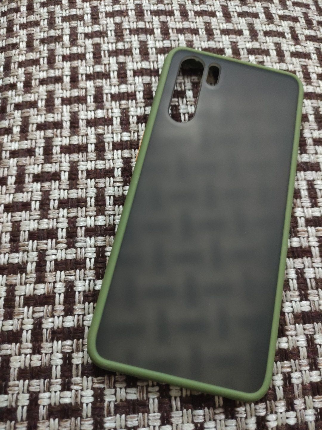 Reno 3 Matt Translucent Colour Buttons Back cover