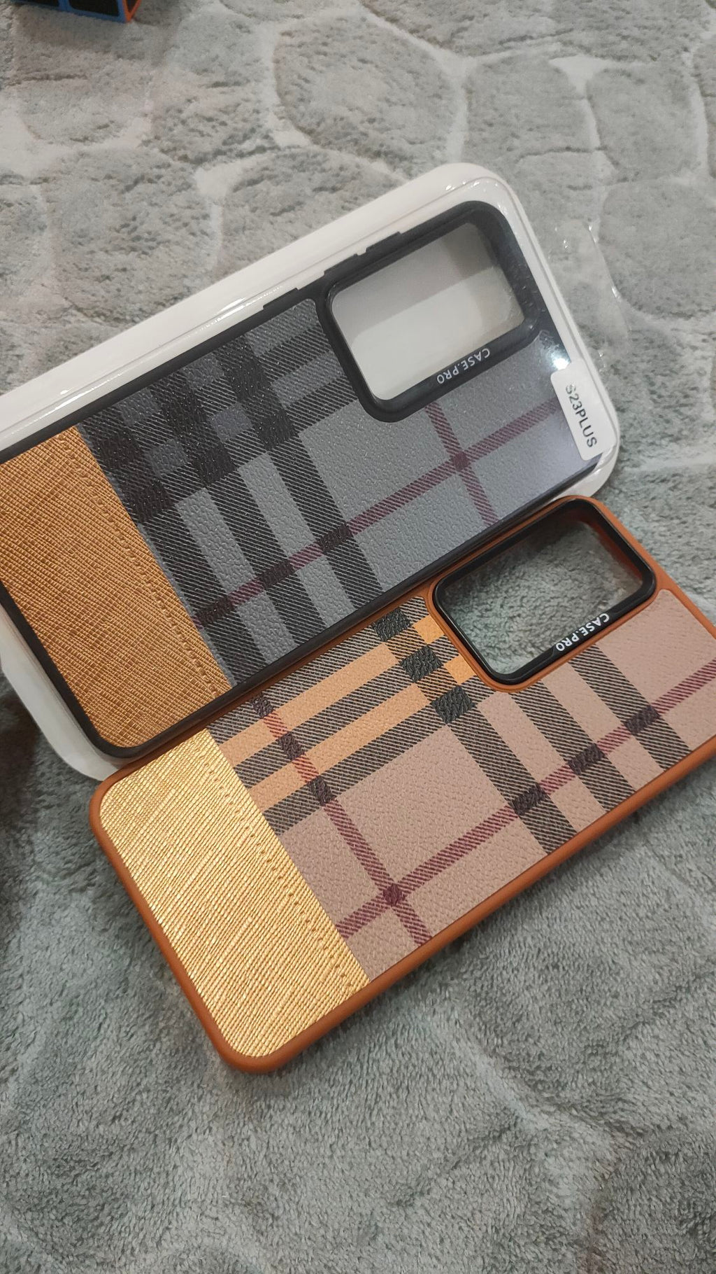 CASEPRO Samsung S23 Plus PU Dual Tone Leather Back Case
