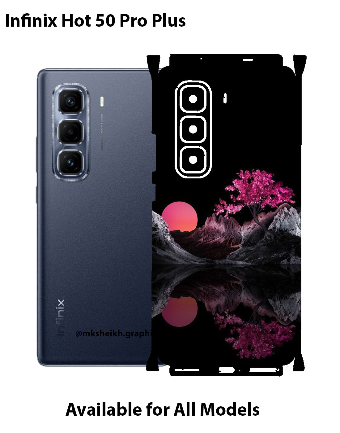Infinix Hot 50 Pro Plus Full Body Skin Wrap