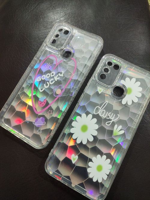 Infinix Hot 11 Play Fancy  Soft TPU Transparent Random Design Back Cover